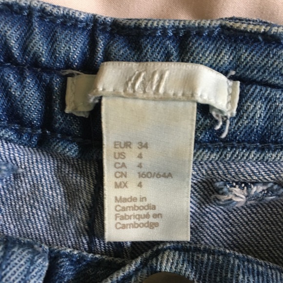 HM BRAID BELT WASHED SHORTS - Picture 4 of 4